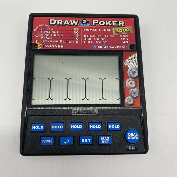 Lot Of Vintage Handheld Casino Games, Slots, Poker, And Blackjack Tested Working - Picture 7 of 7